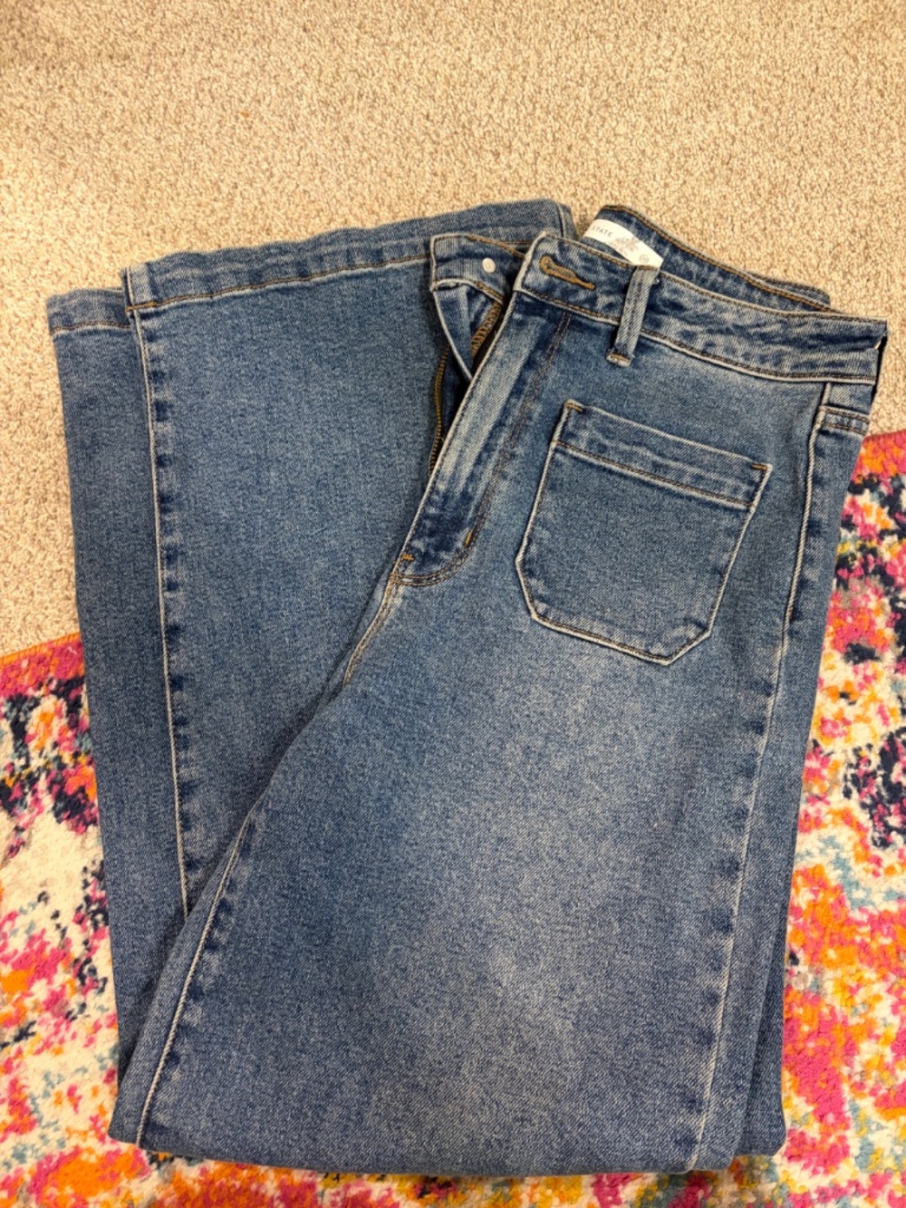 Altar'd state High waisted Mid Wash Jeans - Picture 2 of 3